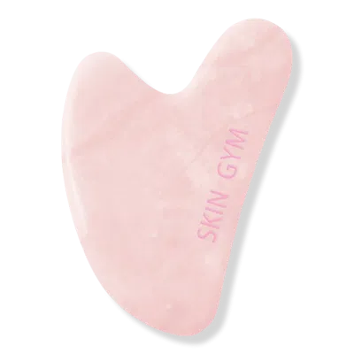 Skin Gym Rose Quartz Crystal Sculpty Heart Gua Sha Facial Tool