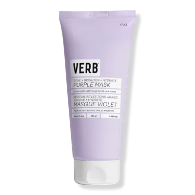 Verb Brighten And Toning Purple Mask For Blonde Hair In White