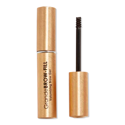 Grande Cosmetics Grandebrow-fill Volumizing Brow Gel - Ebony In Black