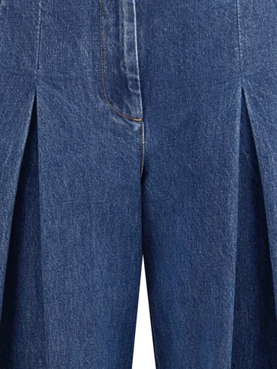 Dolce & Gabbana 5 Pocket Denim Pants In Blue