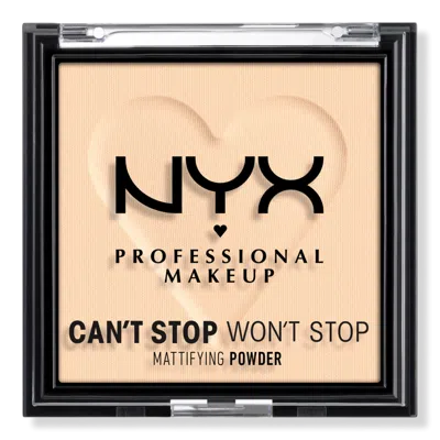Nyx Professional Makeup Can't Stop Won't Stop All Day Mattifying Powder - Fair In Nude