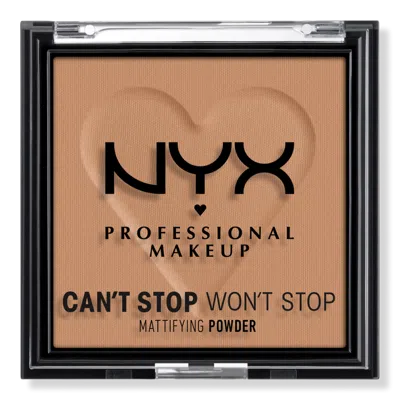 Nyx Professional Makeup Can't Stop Won't Stop All Day Mattifying Powder - Caramel In Brown