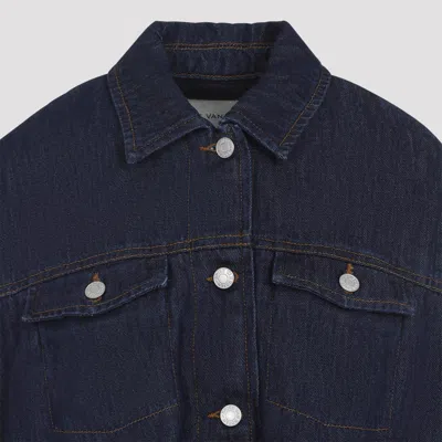 Dries Van Noten Cotton Denim Vesto Jacket In Blue