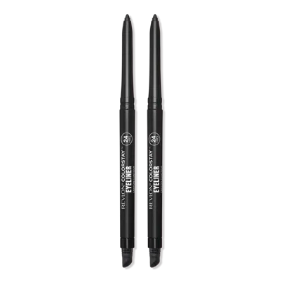 Revlon Colorstay Eyeliner Pencil 2 Pack - Black In Black