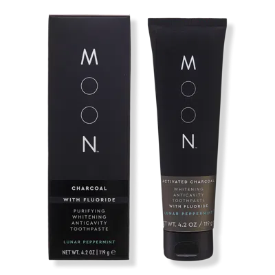 Moon Lunar Peppermint Charcoal With Fluoride Whitening Toothpaste