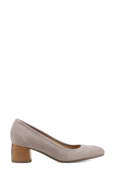 Earth Women's Rellia Block Heel Ballet Pumps In Gray
