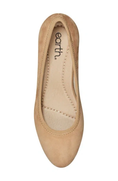Earth Rellia Womens Suede Comfort Pumps In Brown
