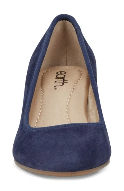 Earth Women's Rellia Block Heel Ballet Pumps In Blue