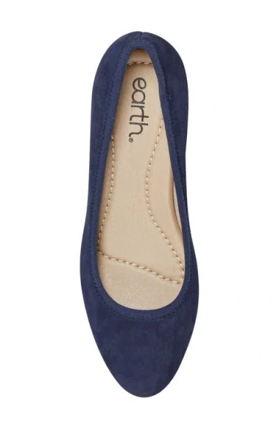 Earth Women's Rellia Block Heel Ballet Pumps In Blue