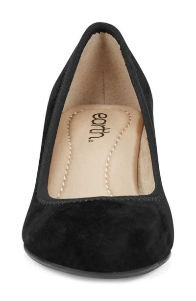 Earth Rellia Womens Suede Comfort Pumps In Black