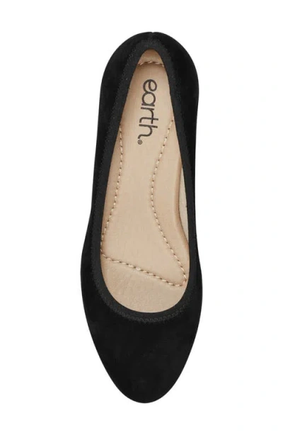 Earth Rellia Womens Suede Comfort Pumps In Black