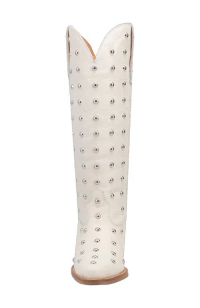 Dingo Broadway Bunny Western Boot In White