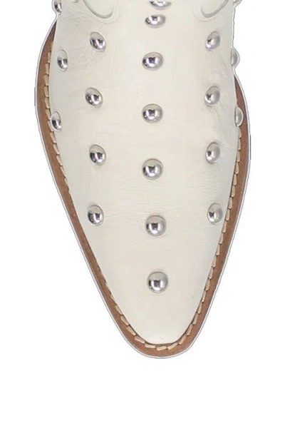 Dingo Broadway Bunny Western Boot In White