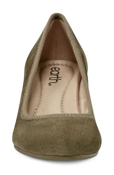 Earth Women's Rellia Block Heel Ballet Pumps In Green