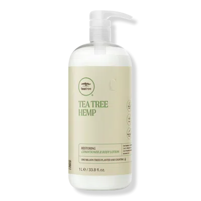 Paul Mitchell Tea Tree Hemp Restoring Conditioner & Body Lotion - 33.8 oz