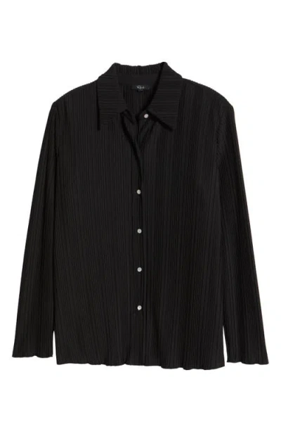 Rails Eloise Plaid Button-front Shirt In Black