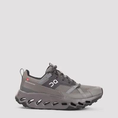 On Breathable Mesh Athletic Sneakers With Hollow Cushiing In Gray