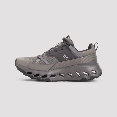 On Breathable Mesh Athletic Sneakers With Hollow Cushiing In Gray