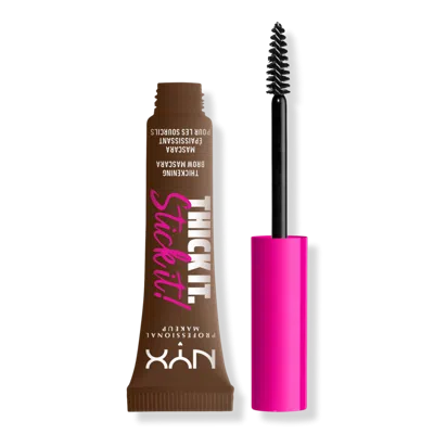 Nyx Professional Makeup Thick It Stick It! Thickening Brow Gel Mascara - Brunette In Brown