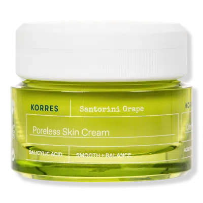 Korres Santorini Grape Poreless Skin Cream In Transparent