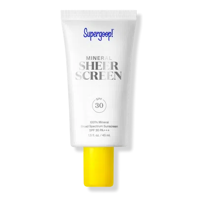 Supergoop Mineral Mattescreen Mineral Sunscreen Spf 30 In White