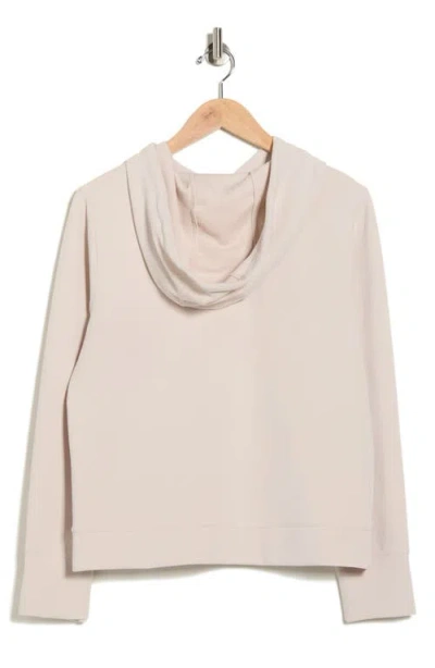 Calvin Klein Performance Tech Waffle Pullover Hoodie In Gray