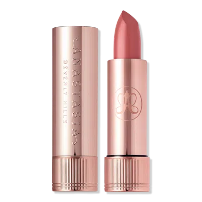 Anastasia Beverly Hills Long-wearing Matte & Satin Velvet Lipstick Rose Dream .10 Oz/3 G In Pink