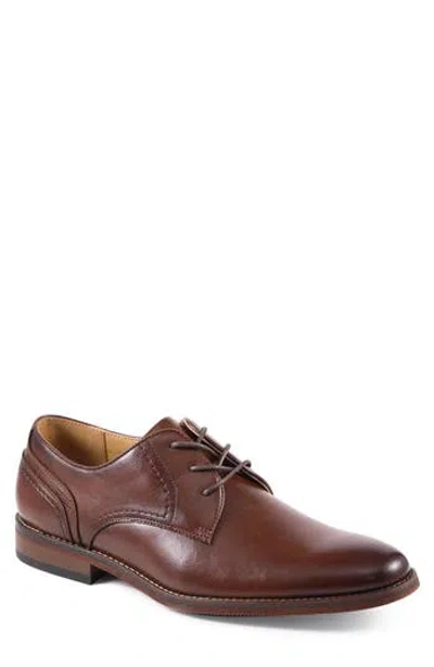 Tommy Hilfiger Boswell Plain Toe Derby In Brown