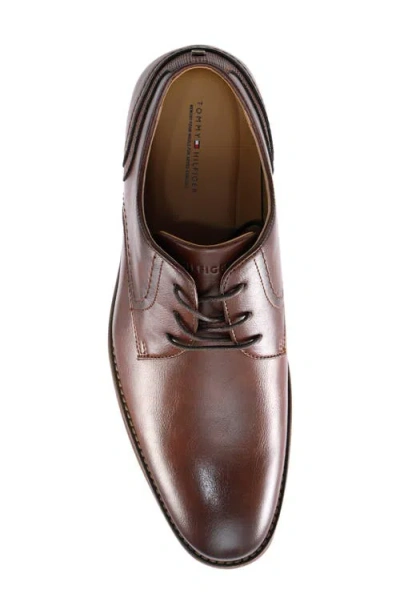 Tommy Hilfiger Boswell Plain Toe Derby In Brown