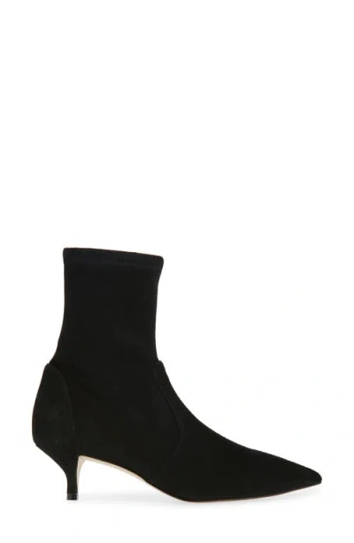 Stuart Weitzman Mara 50 Kitten Heel Bootie In Black