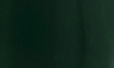 Nina Leonard Smocked Flutter Sleeve Mesh Dress In Green