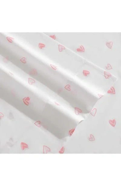 Poppy & Fritz Poppy And Fritz Sweet Heart 200 Thread Count Cotton Percale Sheet Set In Multi