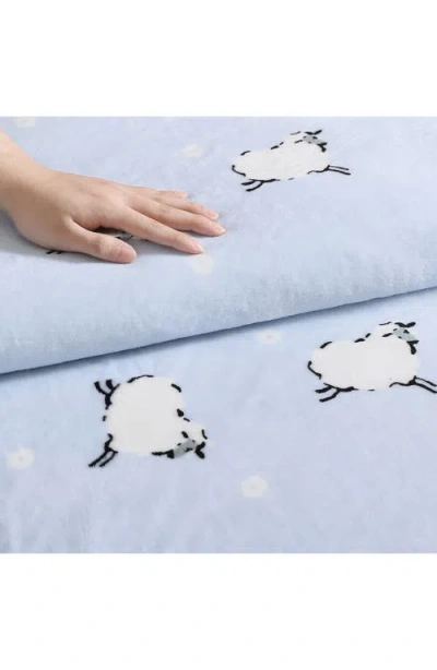 Poppy & Fritz Poppy And Fritz Plush Flannel Brushed Fleece Throw Blanket In Multi