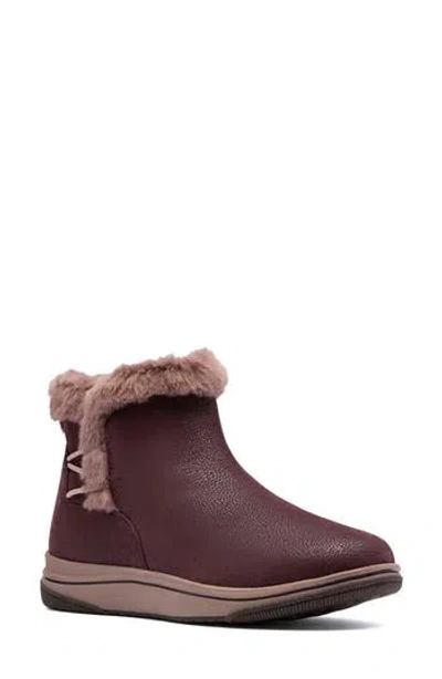Clarks Breeze Fur In Red