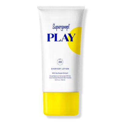 Supergoop Play Everyday Lotion Spf 30 Sunscreen With Sunflower Extract In White