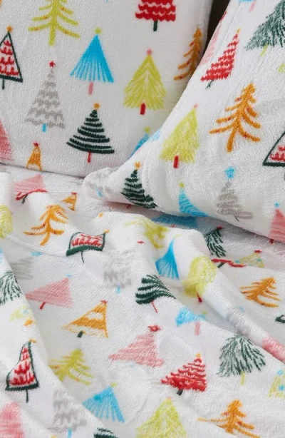 Woven & Weft Printed Plush Velour Sheet Set In Multi