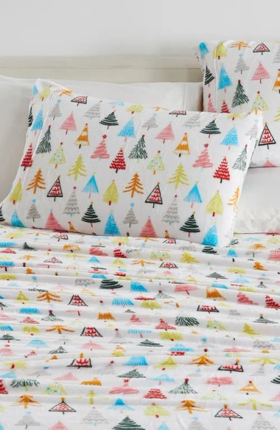 Woven & Weft Printed Plush Velour Sheet Set In Multi