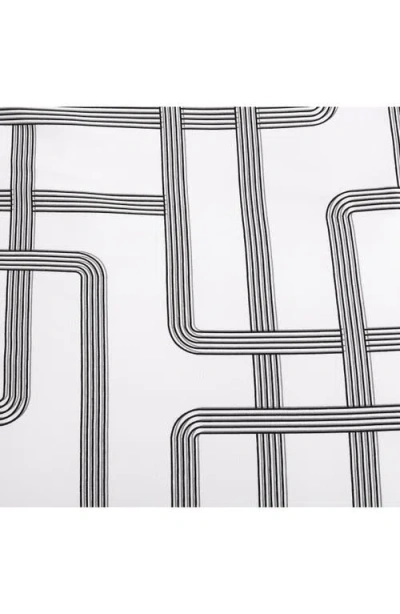 City Scene Mainline Microfiber Comforter & Shams Set In White