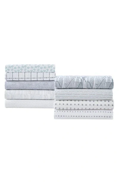 City Scene Radius 200 Thread Count Cotton Percale Sheet Set In Multi