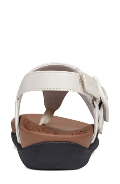 Rockport Women's Rora Flat Sandals In White