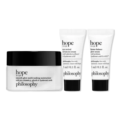Philosophy Di Lorenzo Serafini Hope In A Jar Hydrate, Smooth & Glow Mini 3-piece Set