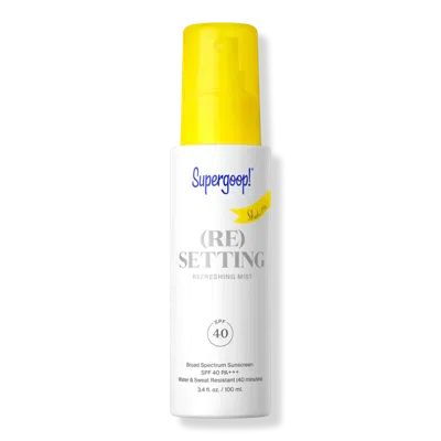 Supergoop ! (re) Setting Refreshing Mist Sunscreen Spf 40 3.4 oz/ 100 ml
