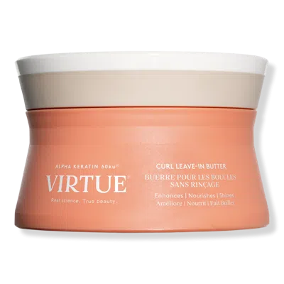 Virtue Shea Butter Heat Protect Curl Leave-in Butter In Orange
