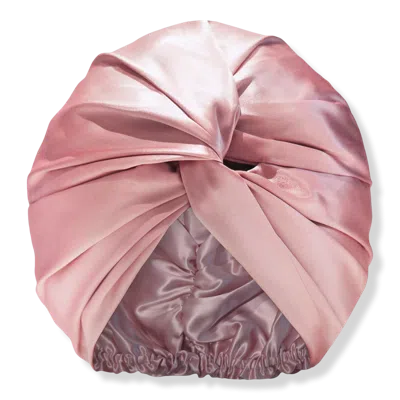 Slip Pure Silk Turban - Pink In Pink