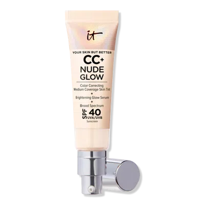 It Cosmetics Cc+ Nude Glow Lightweight Foundation + Glow Serum With Spf 40 - Fair Porcelain