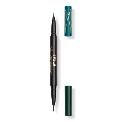Stila Stay All Day Dual-ended Waterproof Liquid Eyeliner - Teal / Intense Jade
