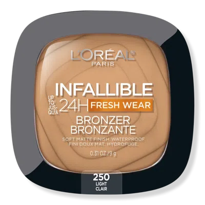L'oreal Infallible 24h Fresh Wear Soft Matte Bronzer - 250 Light