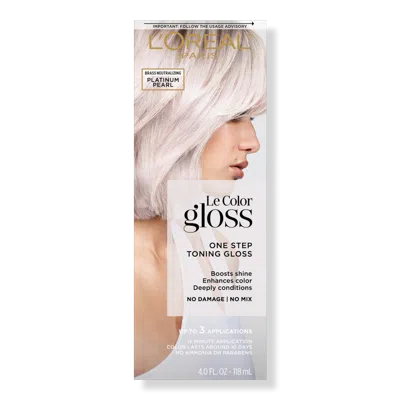 L'oreal Le Color Gloss One Step Toning Gloss - Platinum Pearl