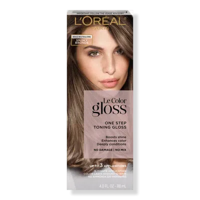 L'oreal Le Color Gloss One Step Toning Gloss - Smoky Bronde