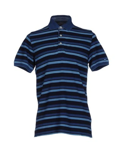 Shop Tommy Hilfiger Polo Shirt In Темно-синий